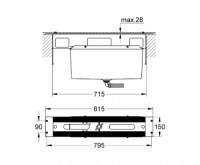 GROHE CUERPO EMPOTRADO BAÑERA